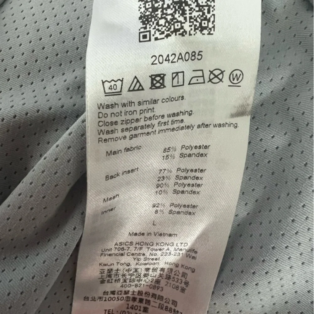 Asics Coral/Grey Tennis Dress‎ size large Ebix